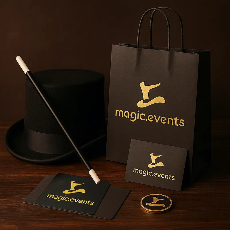restyling logo magic events edlh mock_Estudio_de_la_huerga_diseño_gráfico